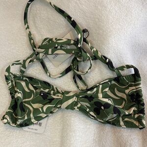 Montce x Jasmine Tookes for Free people  Veronica Floral Devin Bikini Top